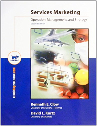 Stock image for Services Marketing: Operation, Management, and Strategy for sale by HPB-Red