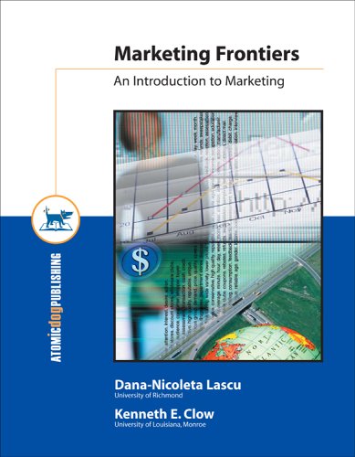 Stock image for Marketing Frontiers: An Introduction to Marketing for sale by Ergodebooks