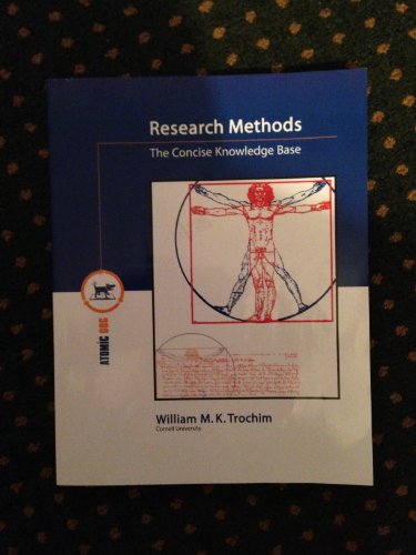 Imagen de archivo de Research Methods The Concise Knowledge Base a la venta por Wonder Book