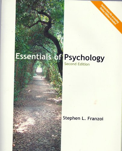 Stock image for Essentials of Psychology for sale by Irish Booksellers