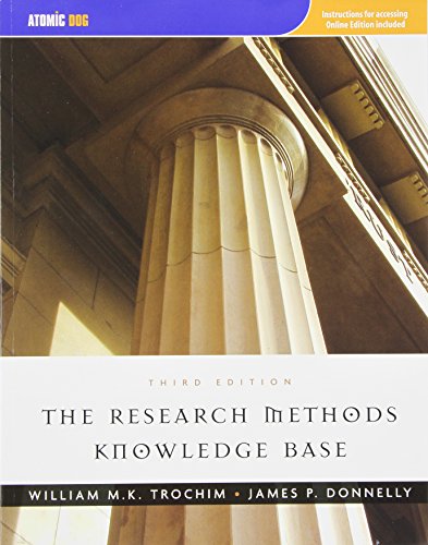 Beispielbild fr The Research Methods Knowledge Base zum Verkauf von BooksRun