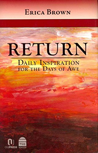 Beispielbild fr Return: Daily Inspiration for the Days of Awe zum Verkauf von BooksRun