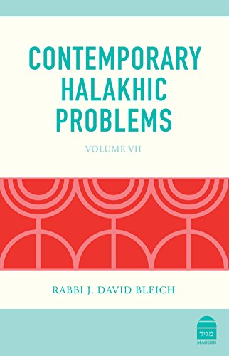 9781592644292: Contemporary Halakhic Problems: VII