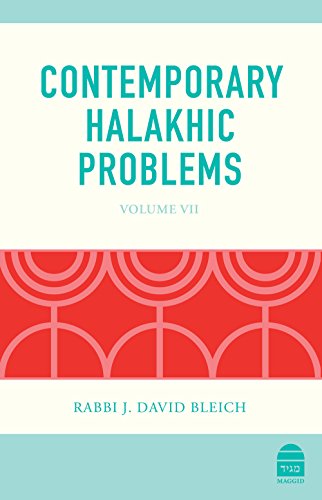 Imagen de archivo de Contemporary Halakhic Problems: VII a la venta por WeBuyBooks