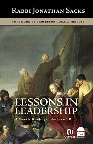 Imagen de archivo de Lessons in Leadership: A Weekly Reading of the Jewish Bible a la venta por Textbooks_Source