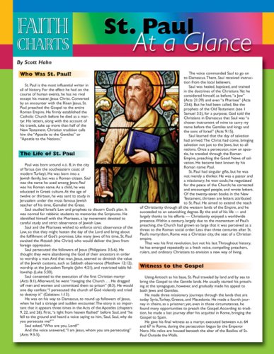 St. Paul at a Glance (Faith Charts) (9781592765744) by Scott Hahn