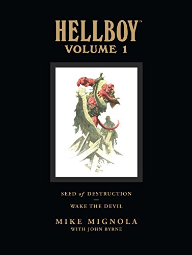 Beispielbild fr Hellboy Library Edition, Volume 1: Seed of Destruction and Wake the Devil zum Verkauf von Ergodebooks