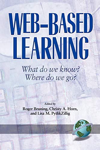 Beispielbild fr Web Based Learning: What do we know? Where do we go?: What Do We Know? Where Do We Go? (PB) (NA) zum Verkauf von AwesomeBooks