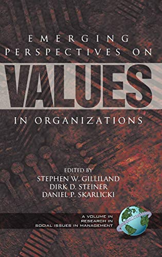 Imagen de archivo de Emerging Perspectives on Values in Organizations (HC) (Research in Social Issues in Management) a la venta por Bookmonger.Ltd