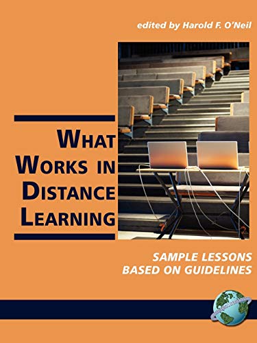 Imagen de archivo de What Works in Distance Learning: Sample Lessons Based on Guidelines a la venta por Books Unplugged