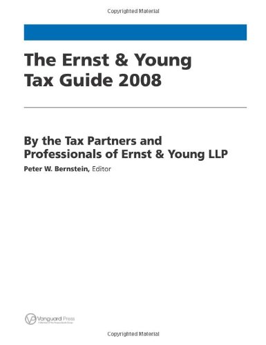 Stock image for The Ernst Young Tax Guide 2008 for sale by Ebooksweb