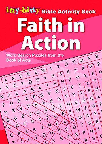 Stock image for IttyBitty Activity Book Faith in Action, Word Search for sale by Books Unplugged