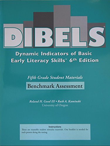 Stock image for DIBELS Dynamic Indicators of Basic Early Literacy Skills 6th Edition, Fifth Grade Student Materials, Progress Monitoring, Oral Reading Fluency for sale by -OnTimeBooks-