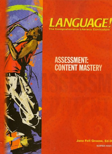 Stock image for Language! Assessment: Content Mastery Book B for sale by HPB-Red