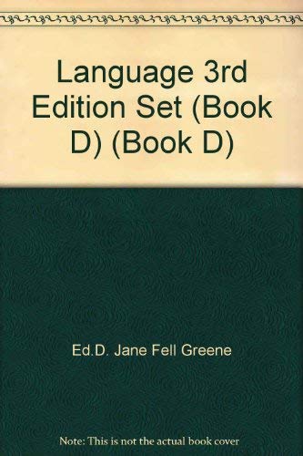 Imagen de archivo de Language 3rd Edition Set (Book D) (Book D) a la venta por Better World Books