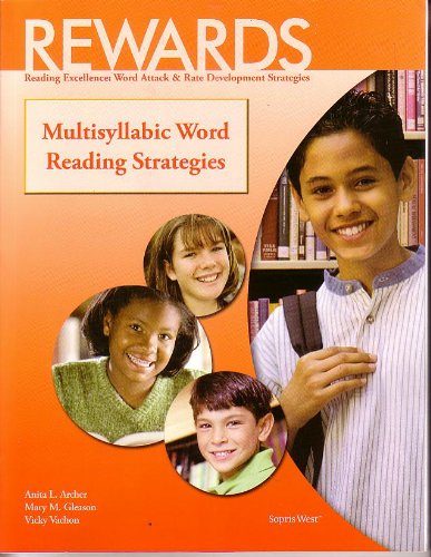 Stock image for Rewards Reading Excellence: Word Attack & Rate Development Strategies Multisyllabic Words Reading Strategies for sale by Half Price Books Inc.