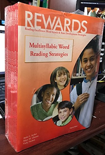 Stock image for REWARDS: Multisyllabic Word Reading Strategies - Rewards Reading Excellence: Word Attack Rate Development (Set of 10) for sale by Goodwill Books