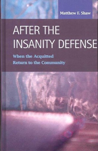 Stock image for After the Insanity Defense : When the Acquitted Return to the Community for sale by Better World Books: West