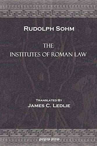 9781593330064: The Institutes of Roman Law