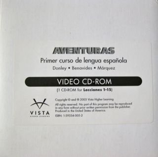 Stock image for Aventuras Video CD-ROM for sale by BookHolders