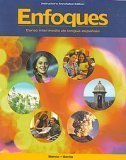 Stock image for Enfoques Instructor's Annotated Edition : Curso Intermedio de Lengua Espa?ola for sale by Better World Books