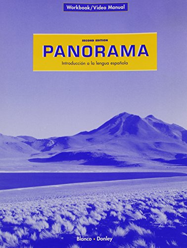 9781593345228: Panorama: Introduccion a la Lengua Espanola (Spanish Edition)