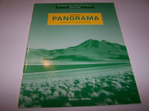 Stock image for PANORAMA 2/e Answer Key for sale by Green Street Books