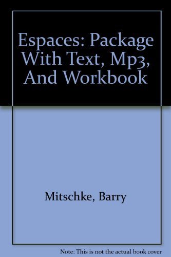 9781593348816: Espaces: Package With Text, Mp3, And Workbook