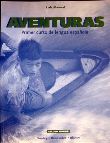 Stock image for Aventuras: Primer Curso de Lengua Espanola - Lab Manual for sale by BookHolders