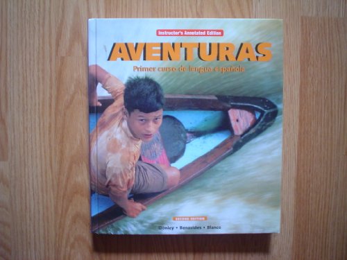 Stock image for Aventuras: Primer Curso de Lengua Espanola - Instructor's Annotated Edition for sale by HPB-Red