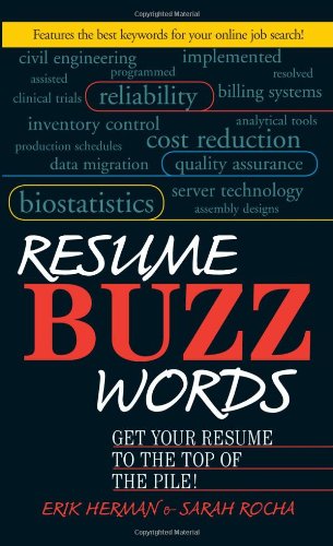 Stock image for Resume Buzz Words: Get Your Resume to the Top of the Pile! for sale by HPB-Emerald