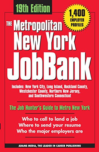 Imagen de archivo de The Metropolitan New York Jobbank a la venta por Bookoutlet1