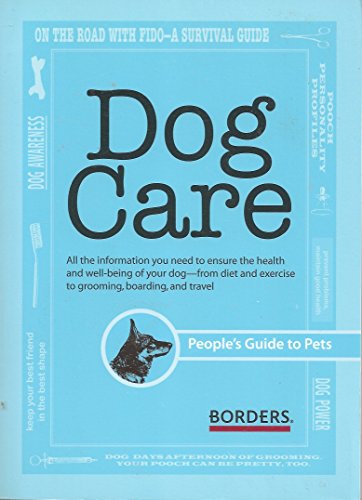 Beispielbild fr Dog Care (People's Guide) zum Verkauf von HPB-Diamond