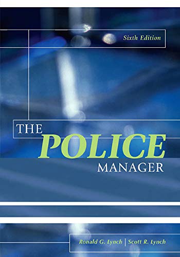 Imagen de archivo de The Police Manager a la venta por Better World Books