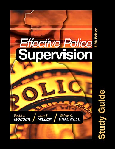 Stock image for Effective Police Supervision STUDY GUIDE, Fifth Edition for sale by HPB-Red