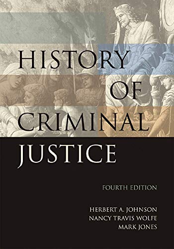 Beispielbild fr History of Criminal Justice zum Verkauf von ThriftBooks-Dallas