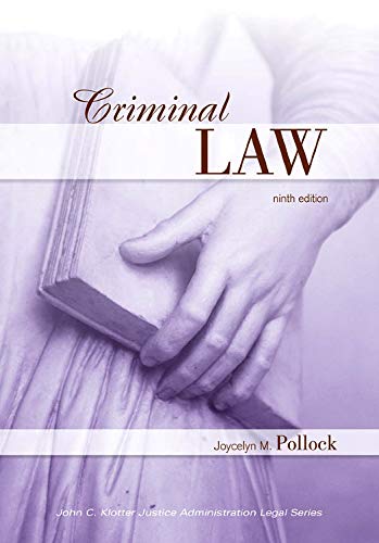 Stock image for Criminal Law for sale by Better World Books
