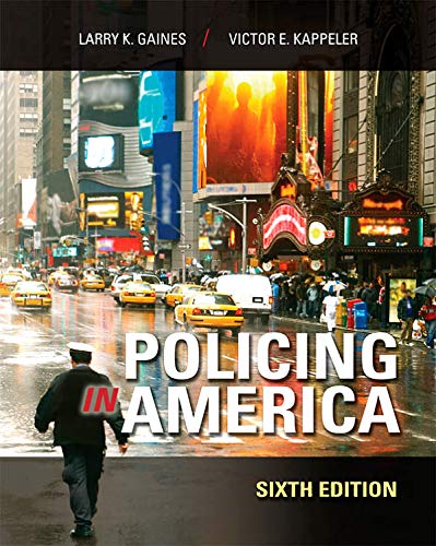 Imagen de archivo de Policing in America a la venta por Indiana Book Company