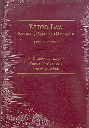 Stock image for Elder Law: Readings, Cases and Materials. 2nd Ed for sale by Bingo Used Books