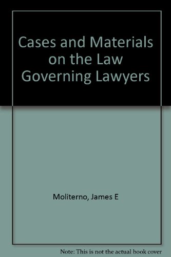 9781593459048: Cases and Materials on the Law Governing Lawyers