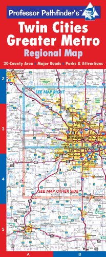 Imagen de archivo de Twin Cities Greater Metro: Regional Map a la venta por Eighth Day Books, LLC