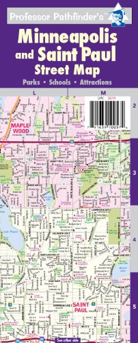 Imagen de archivo de Minneapolis and St Paul Street Map a la venta por HPB-Diamond