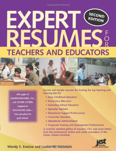 Stock image for Expert Resumes For Teachers And Educators for sale by Wonder Book