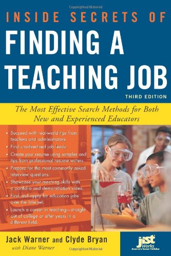 Beispielbild fr Inside Secrets of Finding a Teaching Job: The Most Effective Search Methods for Both New and Experienced Educators zum Verkauf von Wonder Book