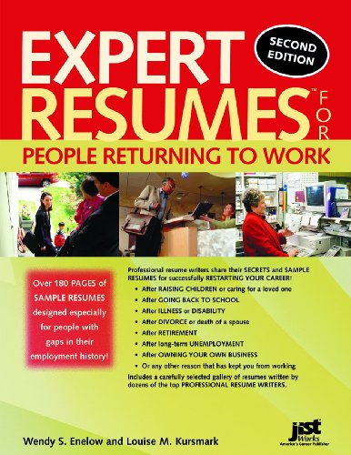 Beispielbild fr Expert Resumes for People Returning to Work, Second Edition zum Verkauf von Better World Books