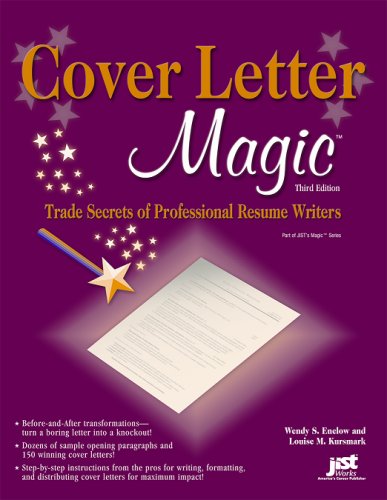 Imagen de archivo de Cover Letter Magic : Trade Secrets of Professional Resume Writers a la venta por Better World Books