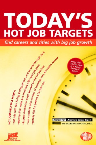 Beispielbild fr Today's Hot Job Targets : Find Careers and Cities with Big Job Growth zum Verkauf von Better World Books