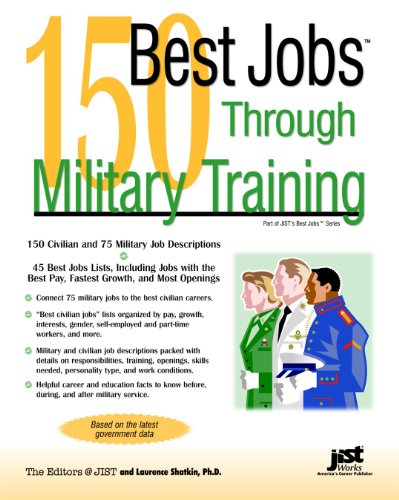 Imagen de archivo de 150 Best Jobs Through Military Training (Jist's Best Jobs) a la venta por Ergodebooks