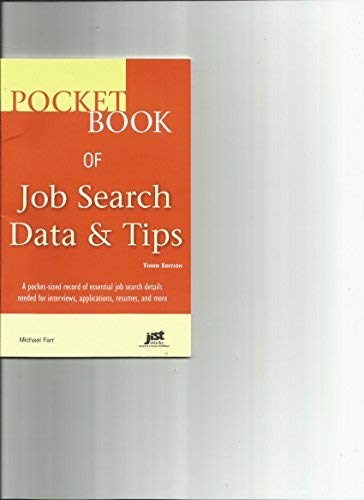 Beispielbild fr Pocket Book of Job Search Data & Tips zum Verkauf von Wonder Book