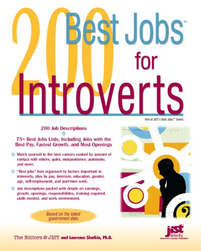 Beispielbild fr 200 Best Jobs for Introverts zum Verkauf von Better World Books